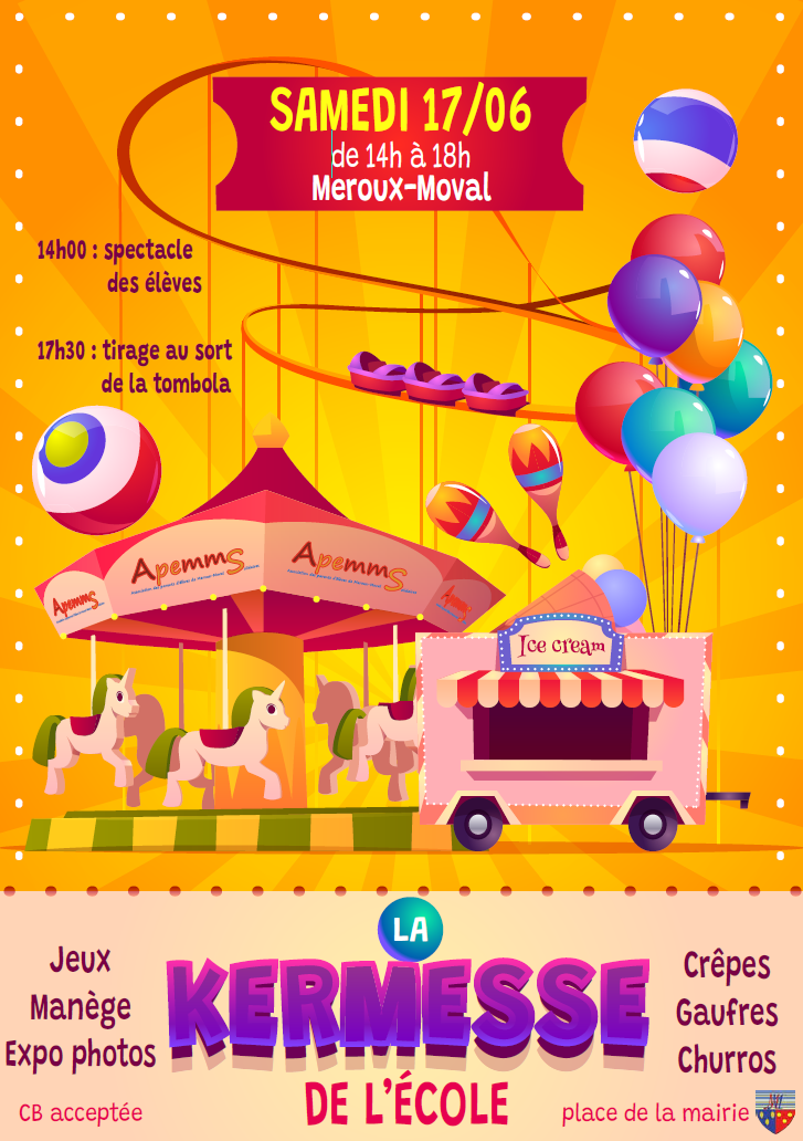 🥳 Kermesse de l’Ecole 🥳 | ApemmS